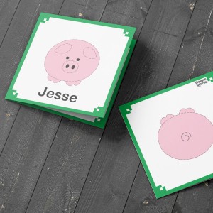 geboortekaartje varkentje jesse