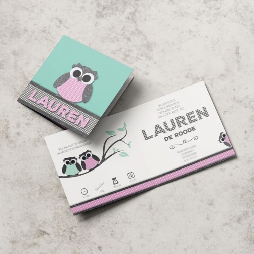 geboortekaartje_Lauren