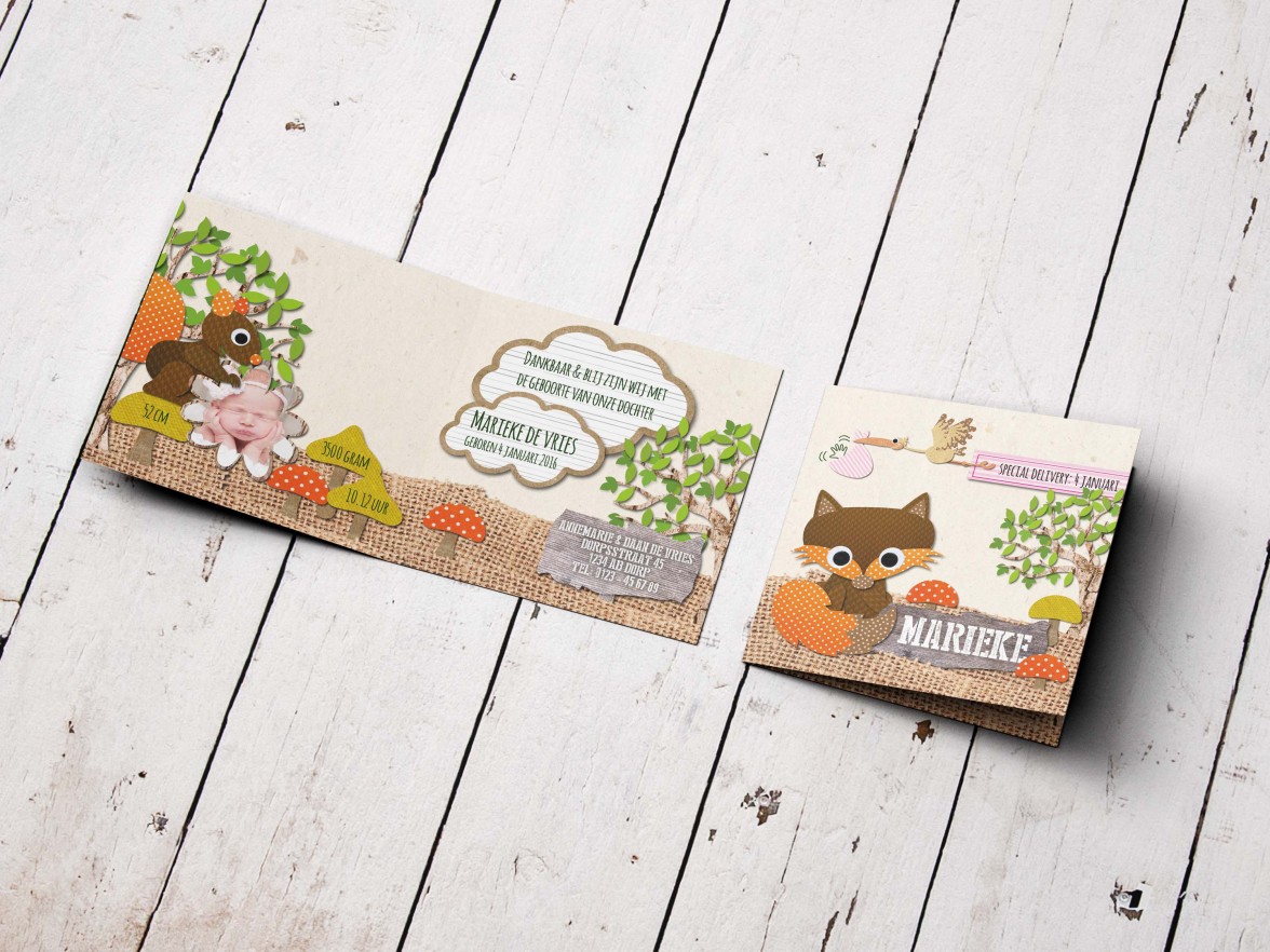 geboortekaartje Kiempje