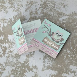 uiltje geboortekaartje