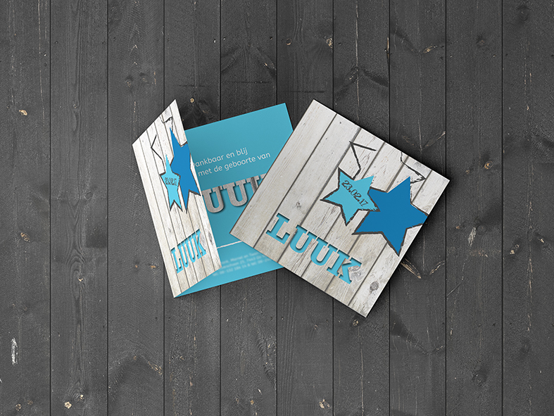Geboortekaartje Luuk