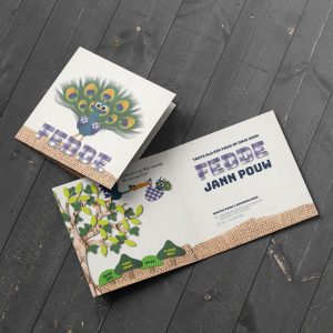 geboortekaartje pauw