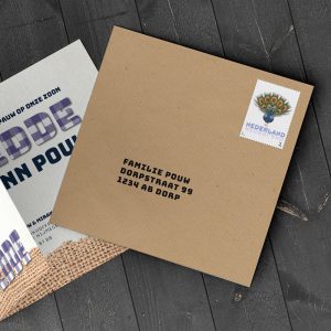 geboortekaartje pauw