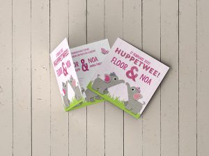 geboortekaartje Tweeling