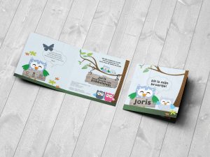 uiltje geboortekaartje Joris