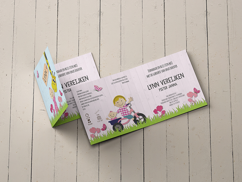 geboortekaartje Lynn