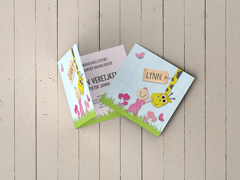 geboortekaartje Lynn